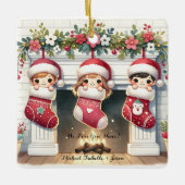 Schattige gepersonaliseerd Nana Ornament van klein (Voorkant)