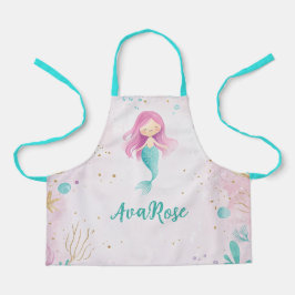 Schattige gepersonaliseerd onder het Zee Zeemeermi Schort