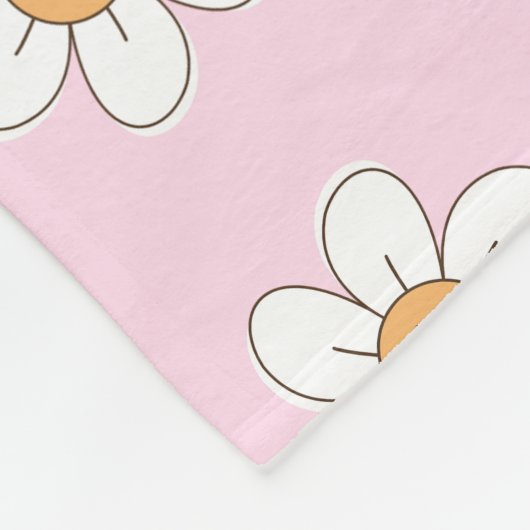 Schattige gepersonaliseerd slaapkamp fleece deken (Hoek)