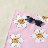 Schattige gepersonaliseerd slaapkamp strandlaken (In situ)