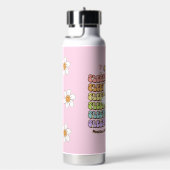 Schattige gepersonaliseerd slaapkamp waterfles (Rechts)