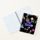 Schattige gepersonaliseerd veld Wildflower Pattern Notitieboek (Binnen)