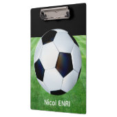Schattige gepersonaliseerd voetbalklembord voor ki klembord (Links)