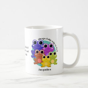 Schattige Gepersonaliseerd VOLLEDIG VERTROUWEN OP  Koffiemok