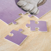 Schattige Gepersonaliseerde Australian Shepherd Legpuzzel (Zijkant)