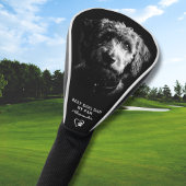 Schattige gepersonaliseerde beste Doodle-hondvader Golfheadcover