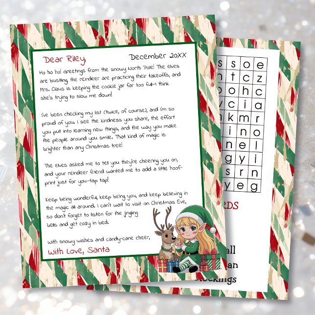 Schattige gepersonaliseerde brief van Sinterklaas  (Creator heeft geüpload)