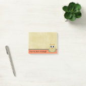 Schattige gepersonaliseerde gele groene en oranje post-it® notes (Kantoor)