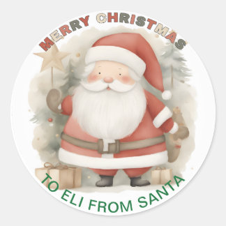 Schattige Gepersonaliseerde Gift Label Sticker van