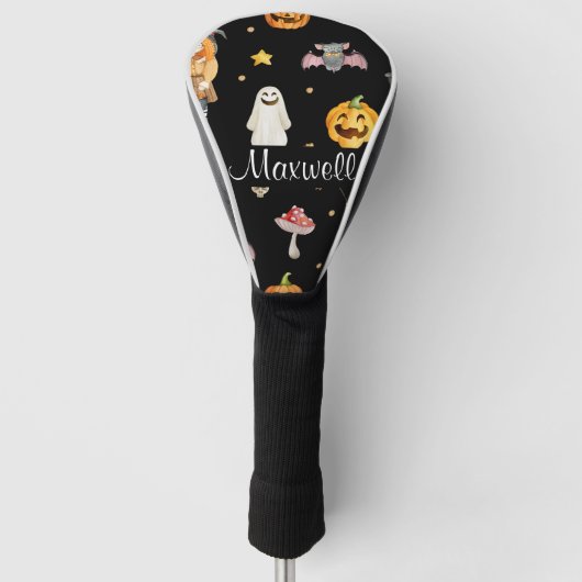 Schattige gepersonaliseerde Halloween Case-Mate go Golfheadcover (Voorkant)