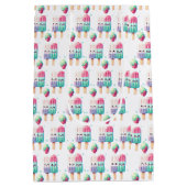 Schattige gepersonaliseerde ijslolly zomer verjaar medium cadeauzakje (Achterkant)