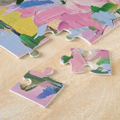 Schattige Gepersonaliseerde Paashaas Puzzel (Zijkant)