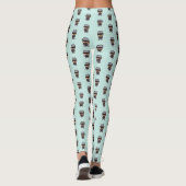 Schattige gepixelde robotCop  Leggings (Achterkant)