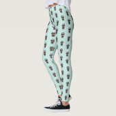 Schattige gepixelde robotCop  Leggings (Links)