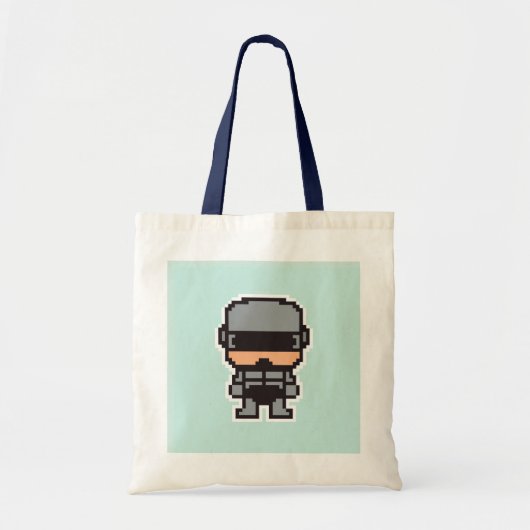 Schattige gepixelde robotCop  Tote Bag (Voorkant)