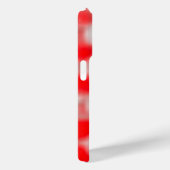 Schattige geplakt rood wit grijs monogram Kerst Case-Mate iPhone Case (Achterkant / Rechts)