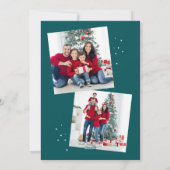 Schattige, geschilderd Sinterklaas fotodesign Feestdagenkaart (Achterkant)