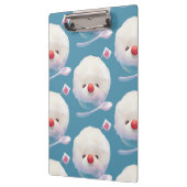 Schattige geschoren ijshond patroon klembord (Links)