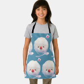 Schattige geschoren ijshond patroon schort (Insitu)