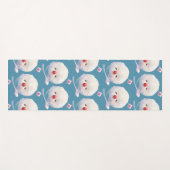 Schattige geschoren ijshond patroon yogamat (Voorkant (horizontaal))