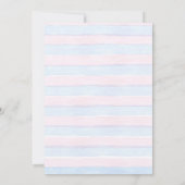 Schattige Geslacht Onthullen Roze Blauwe Botanisch Kaart (Achterkant)