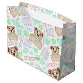 Schattige Geslachtsneutrale teddybeer Baby Groot Cadeauzakje (Achterkant Gekanteld)