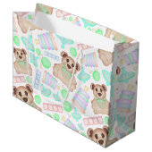 Schattige Geslachtsneutrale teddybeer Baby Groot Cadeauzakje (Voorkant Gekanteld)