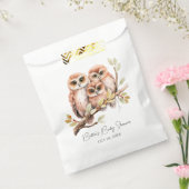 Schattige Geslachtsneutrale Uil Baby shower Bedankzakje (Gezegeld)