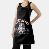 Schattige Gestapelde Kawaii Katten – “Wow!! Hallo” Schort (Insitu)