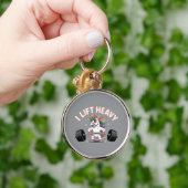 Schattige Gestapelde Kawaii Katten – “Wow!! Hallo” Sleutelhanger (Hand)