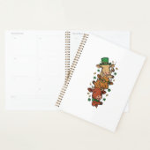 Schattige Gestapelde Koeien St Patrick Vintage Gra Planner (Display)