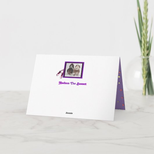 Schattige Get Well Kaart met Hippo Ballerina op te (Achterkant)