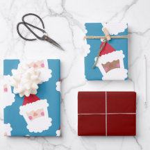 Schattige Gevarieerde Kerstman en Zwarte Kerstman