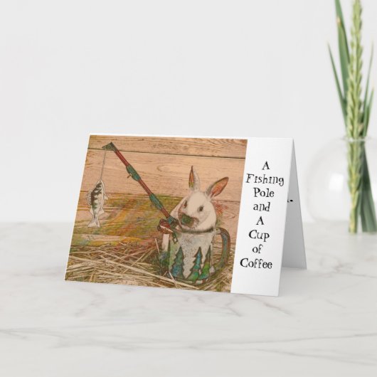 Schattige Geviste Bunny Card Kaart (Voorkant)