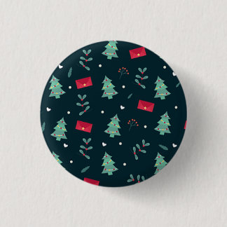 Schattige geweldige kerstboom ronde button 3,2 cm
