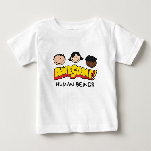 Schattige Geweldige Mens Baby kinder Tshirts (Voorkant)