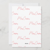 Schattige, Geweldige, vrolijk kerstfeest Feestdagenkaart (Achterkant)