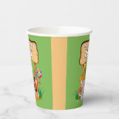 Schattige Geweldige Zoo Dier Kind Partij Papieren Bekers (Links)