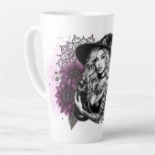 Schattige gewoon een heks latte mok (Linkerhoek)