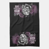 Schattige gewoon een heks theedoek (Verticaal)
