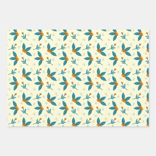 Schattige & Gezellig Cadeaupapier - Design Set 4 (Voorkant 2)