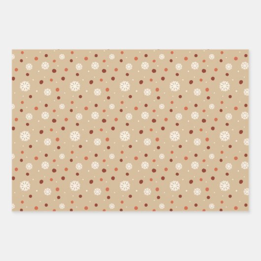 Schattige & Gezellig Cadeaupapier - Design Set 4 (Voorkant)