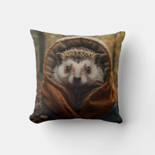 Schattige gezellig egel herfstseizoen kussen