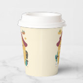 Schattige Gezellig Huis Kinderen Verjaardagsfeestj Papieren Bekers (Rechts)