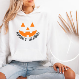 Schattige & Gezellig Spooky Seizoen Pompoen Hallow Hoodie