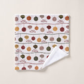 Schattige gezellig Whimsical Scandinavisch Bad Handdoek (Wasdoekje)