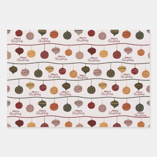 Schattige gezellig Whimsical Scandinavisch Inpakpapier Vel (Voorkant 3)