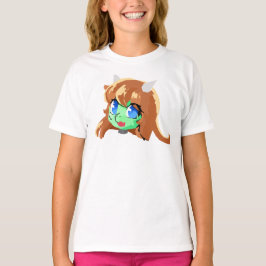 schattige gezichtshaai t-shirt