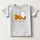Schattige Ghost Baby Happy Halloween T-shirt (Voorkant)