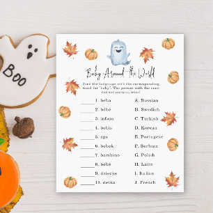 Schattige Ghost - Baby Rond de wereld spel